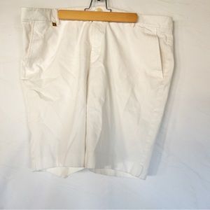 Lauren Ralph Lauren White Mid Length Shorts Size 16